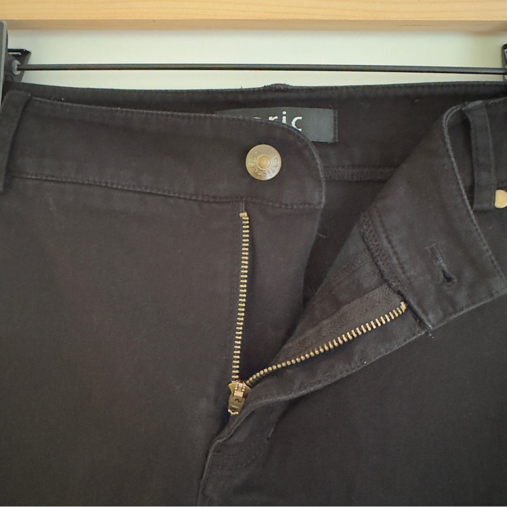 Eric Black Bermuda Shorts Women’s Size 12‎ Stretch Cotton Blend - Picture 5 of 10